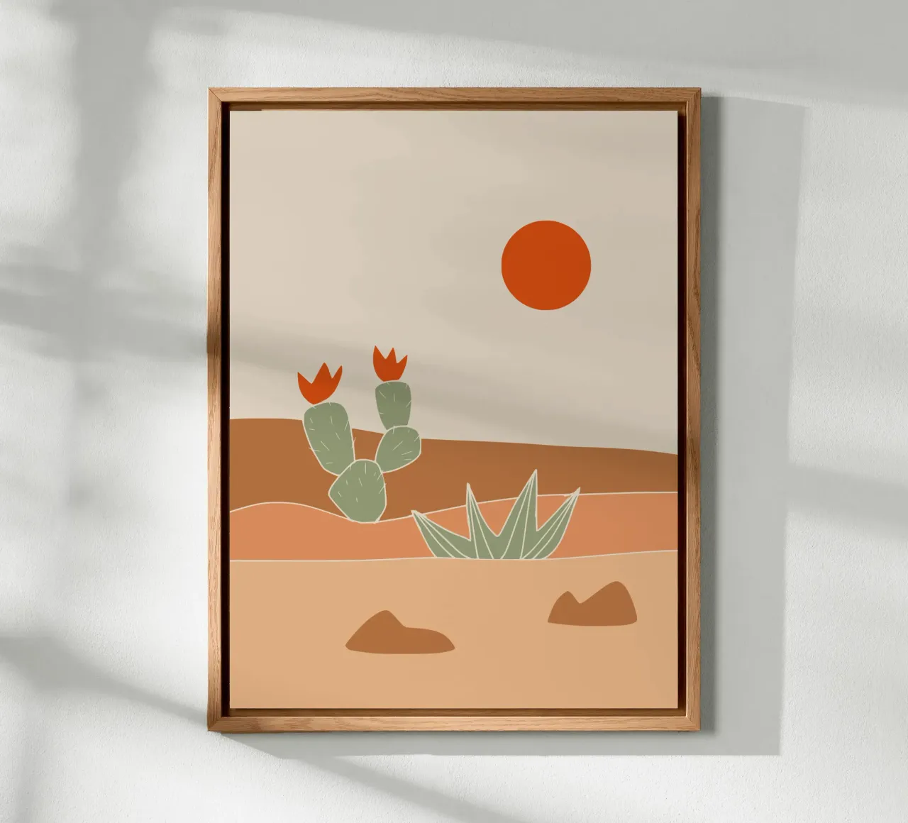 Paesaggio in terracotta 29 alluminio dibond da Little Dean