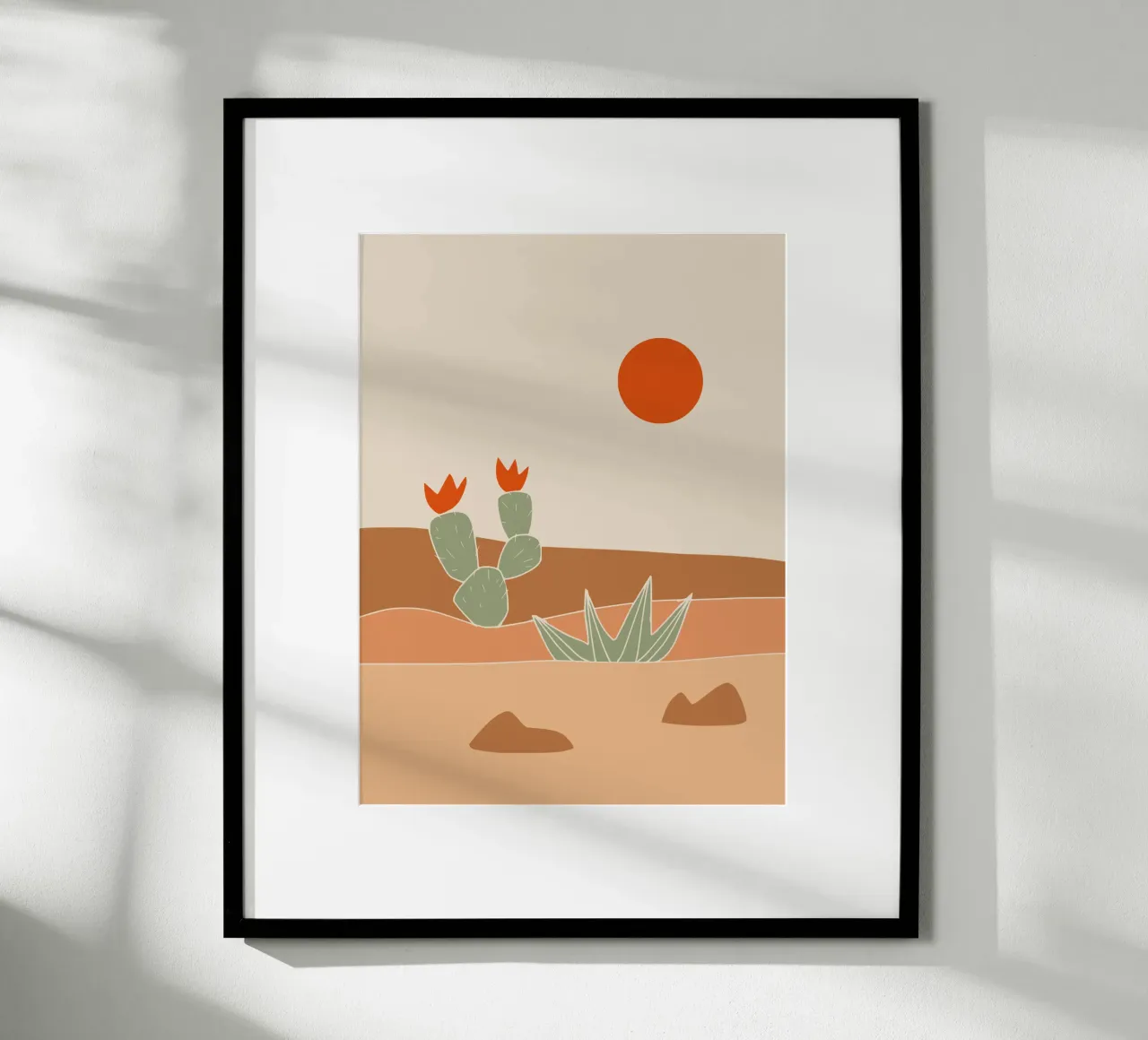 Paesaggio in terracotta 29 carta hahnemühle da Little Dean