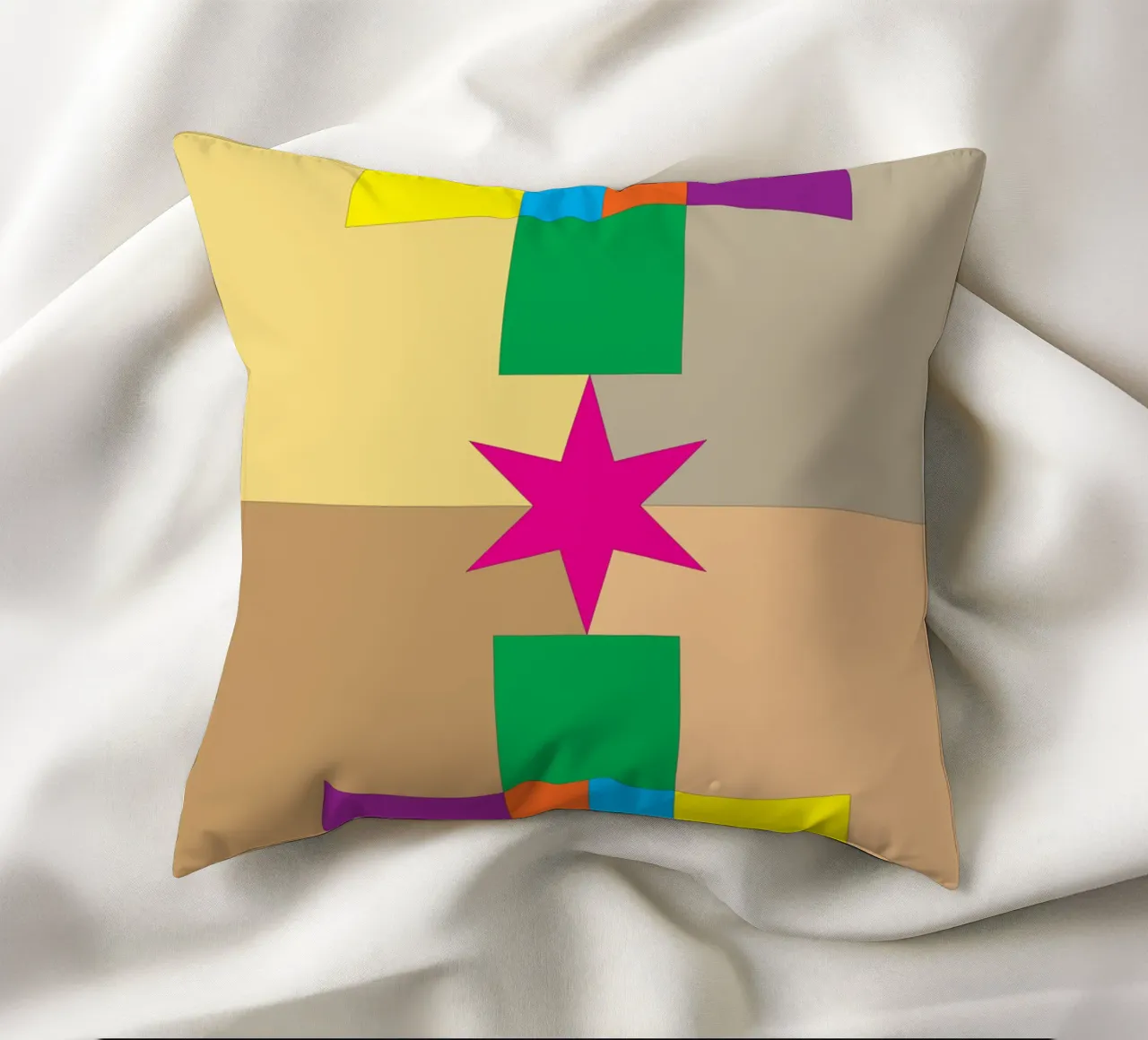 stella quadrata colore cuscino da Plumpz