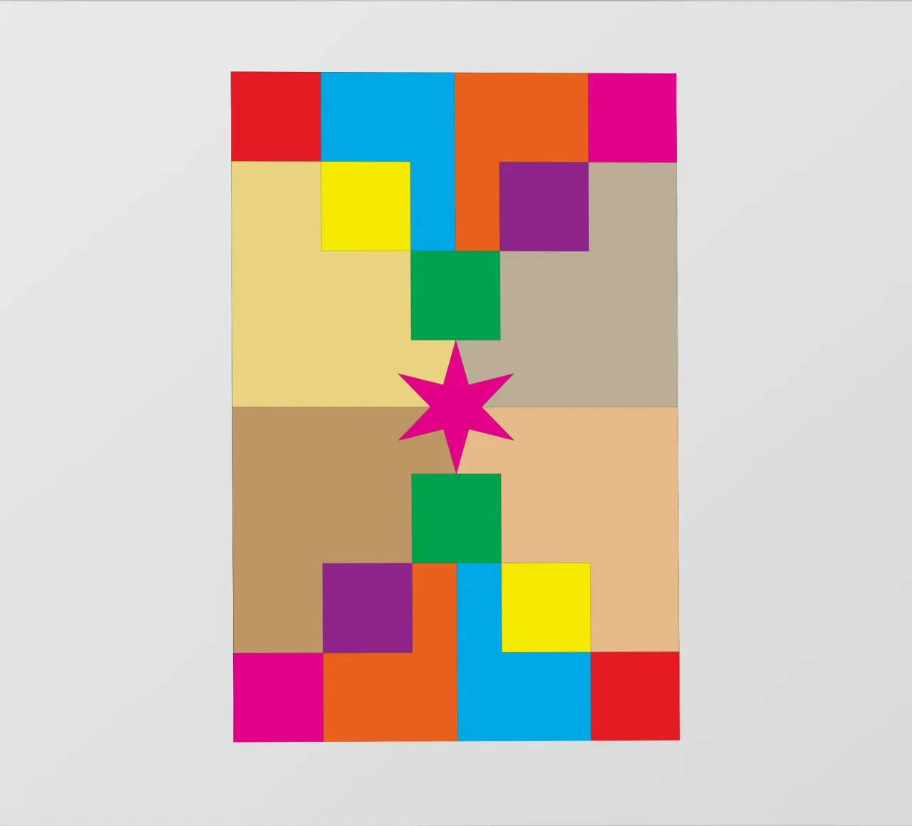 stella quadrata colore telo in pvc da Plumpz