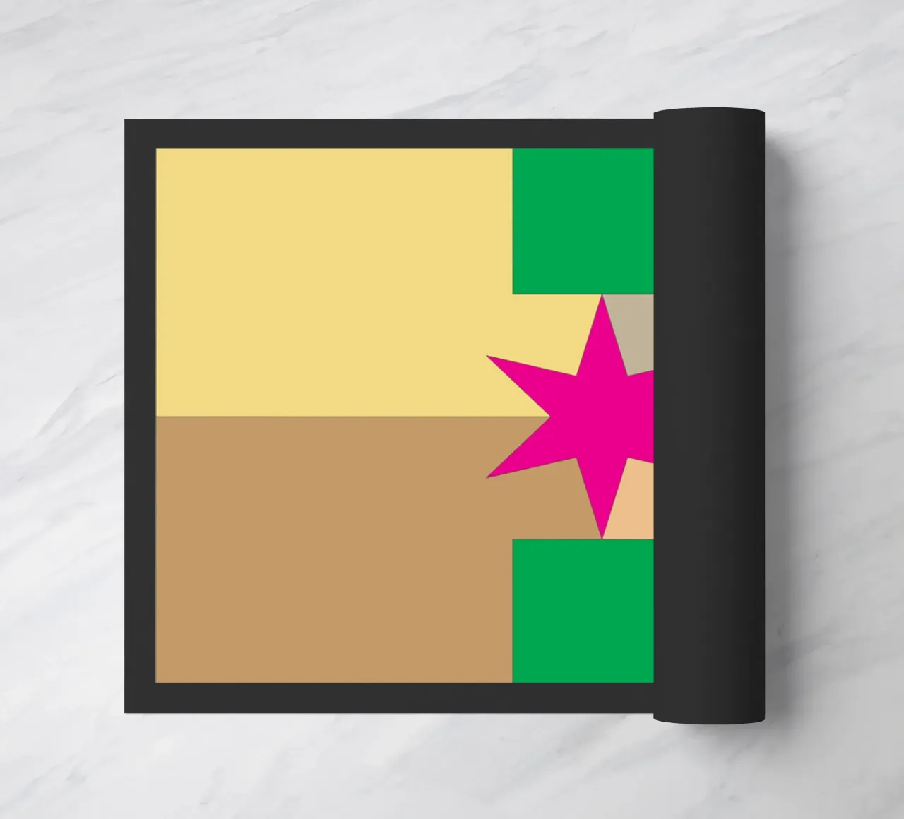 stella quadrata colore zerbino da Plumpz