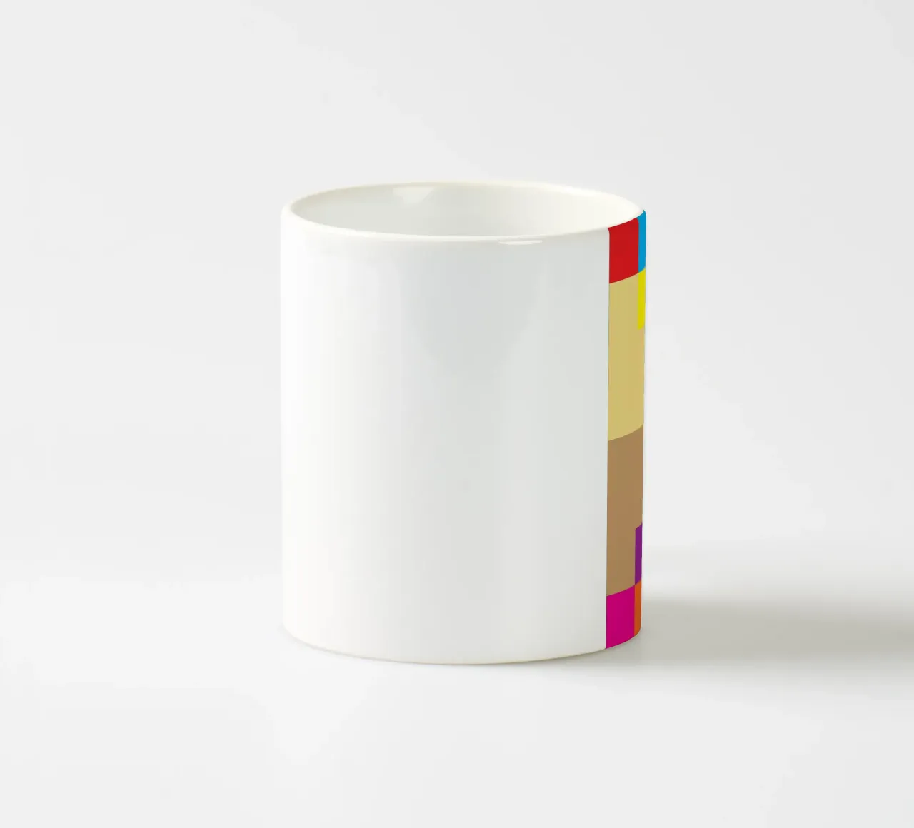 stella quadrata colore tazza in ceramica da Plumpz