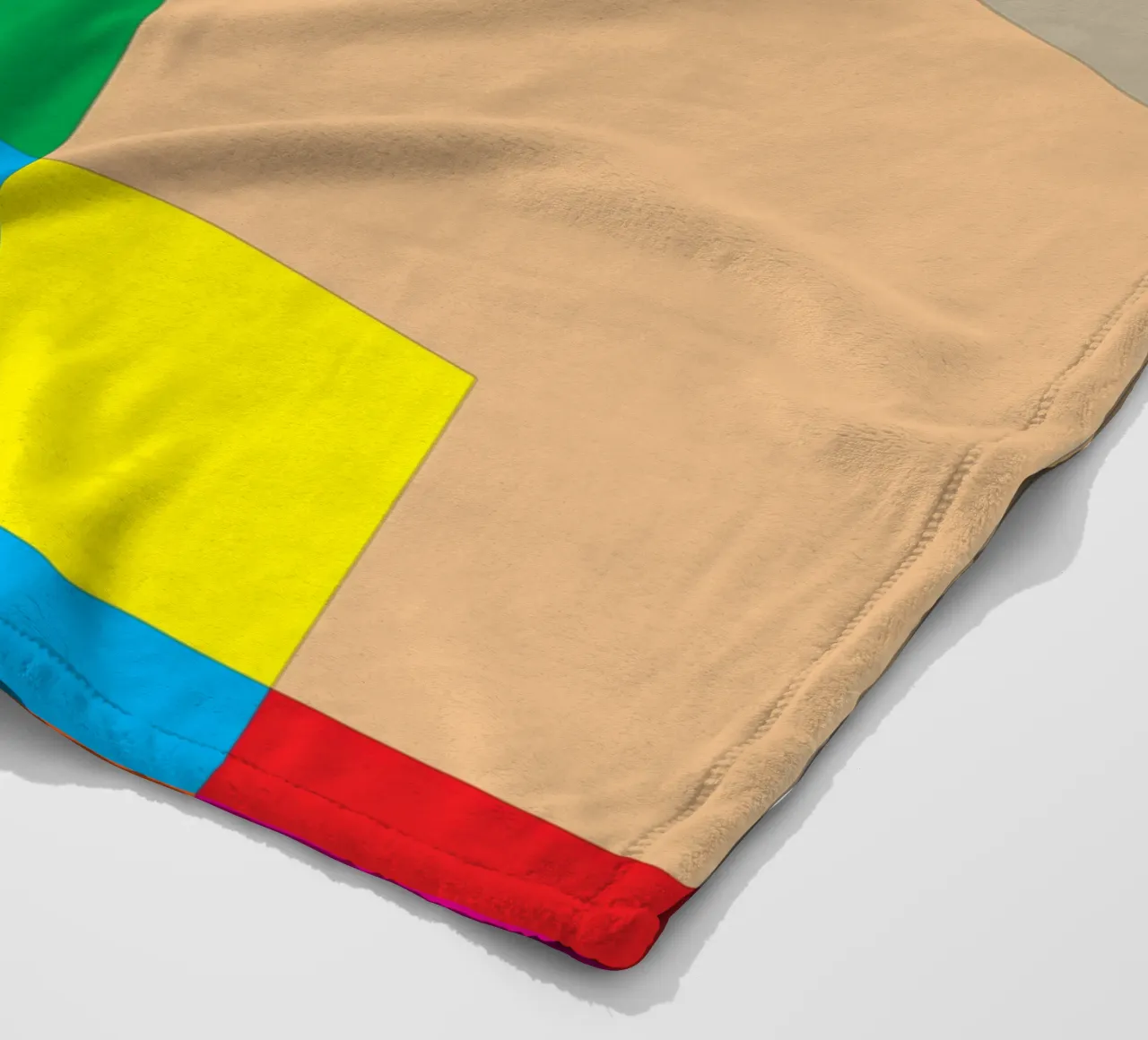 stella quadrata colore coperta in pile da Plumpz