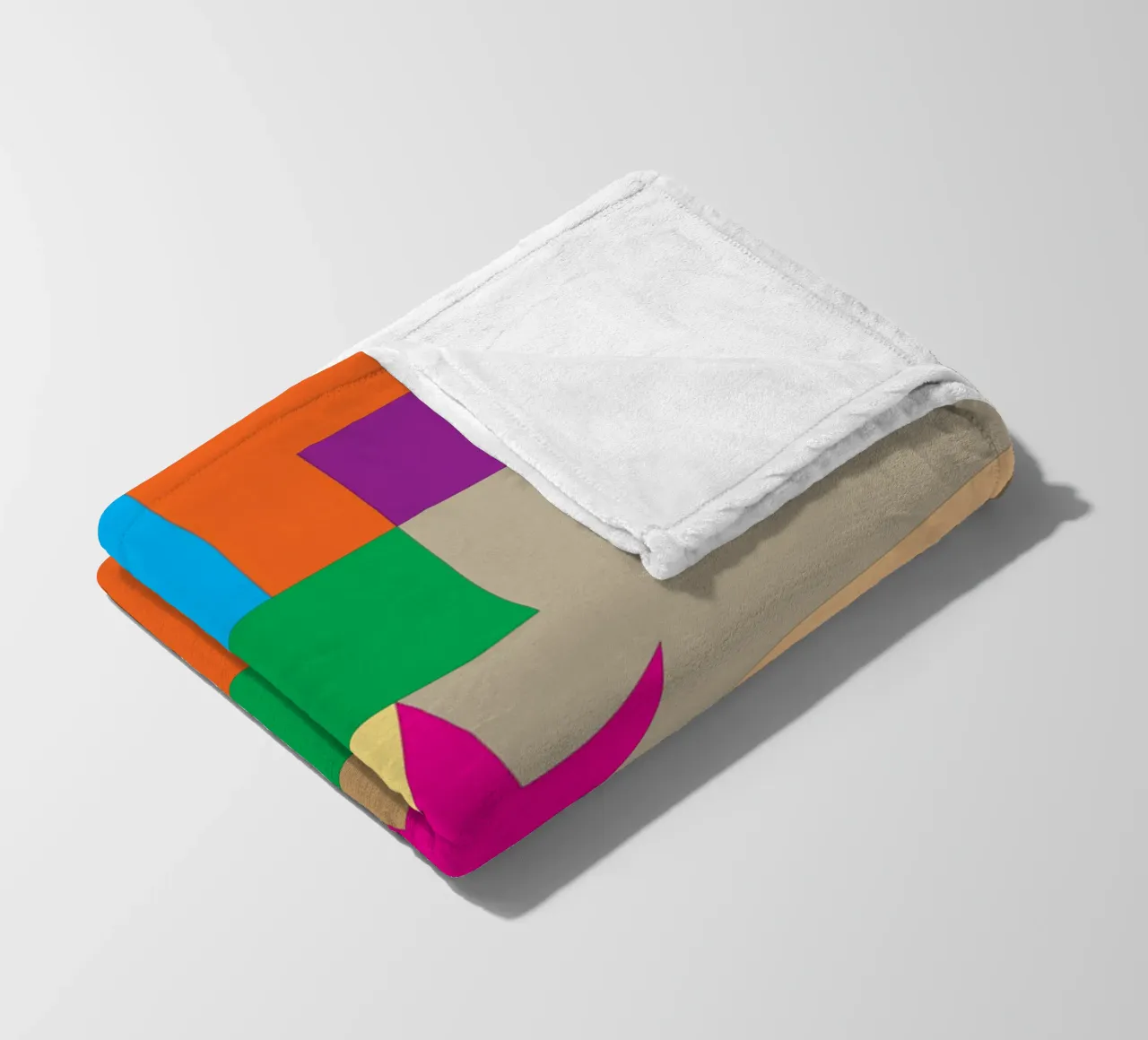 stella quadrata colore coperta in pile da Plumpz