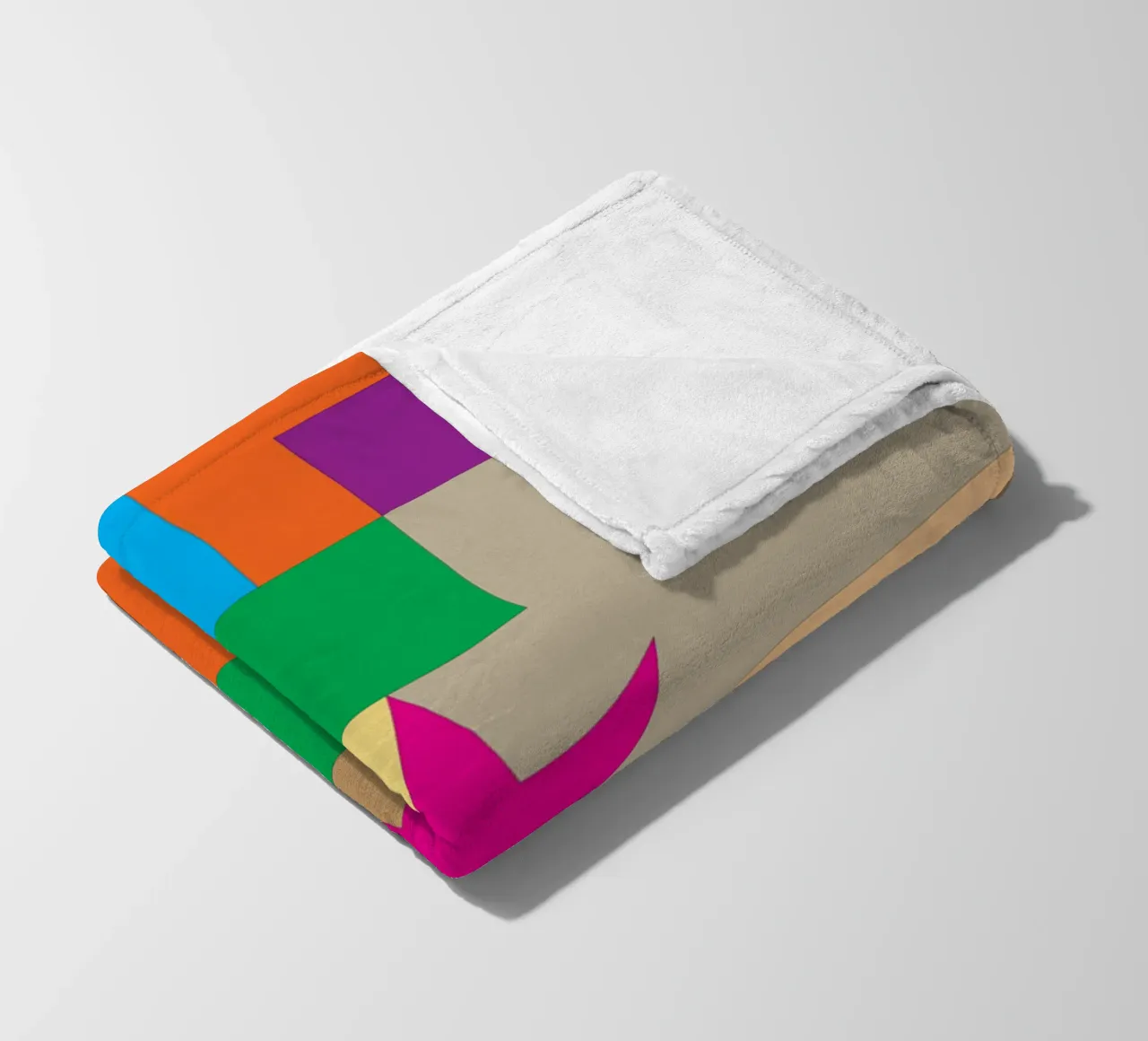stella quadrata colore coperta in pile da Plumpz