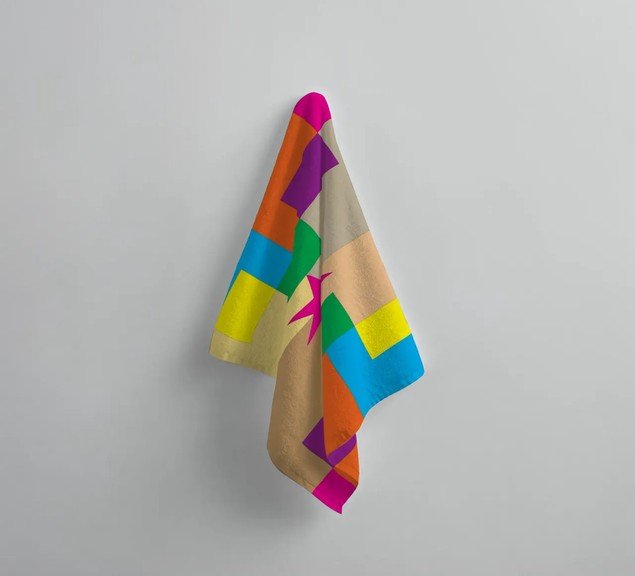 stella quadrata colore asciugamano da bagno da Plumpz