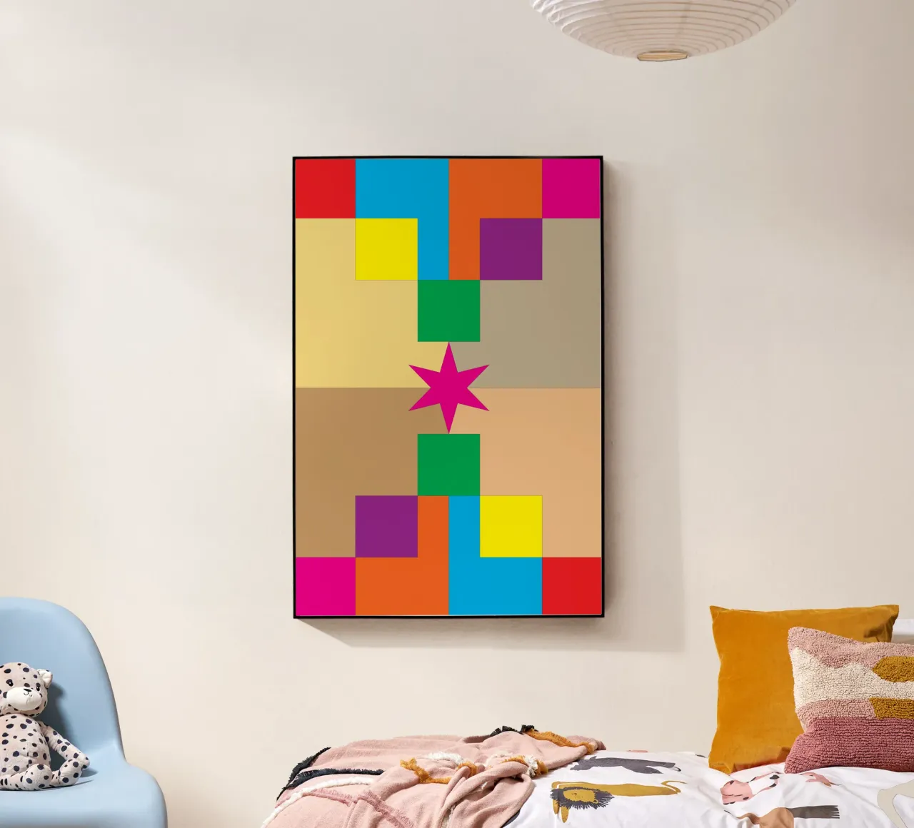 stella quadrata colore plexiglass da Plumpz