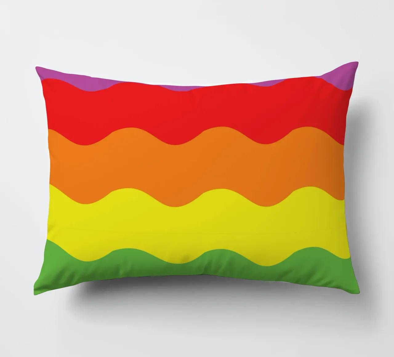 onda arcobaleno colore vettoriale cuscino da Plumpz