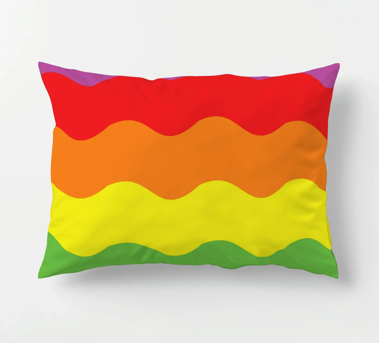 onda arcobaleno colore vettoriale cuscino da Plumpz