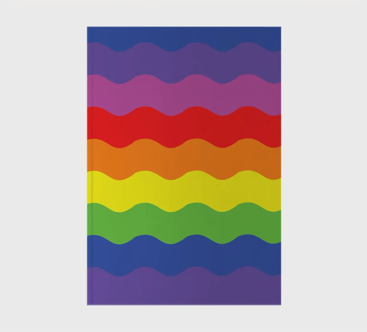 wave rainbow vector color notebook by Plumpz