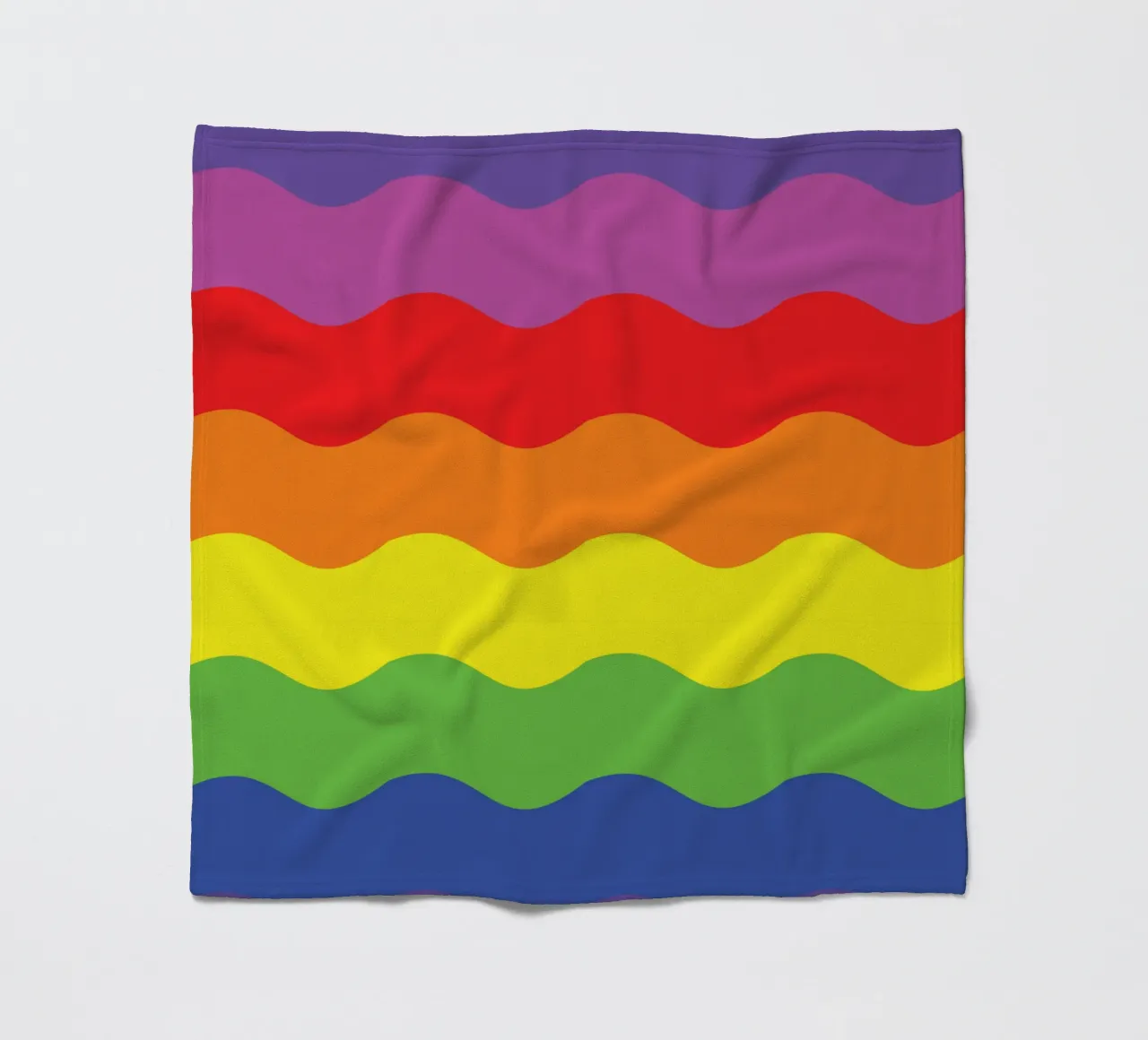 onda arcobaleno colore vettoriale coperta in pile da Plumpz