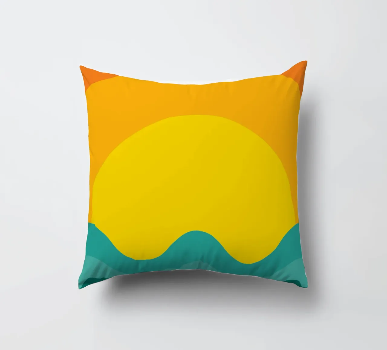 tramonto colore vettoriale cuscino da Plumpz