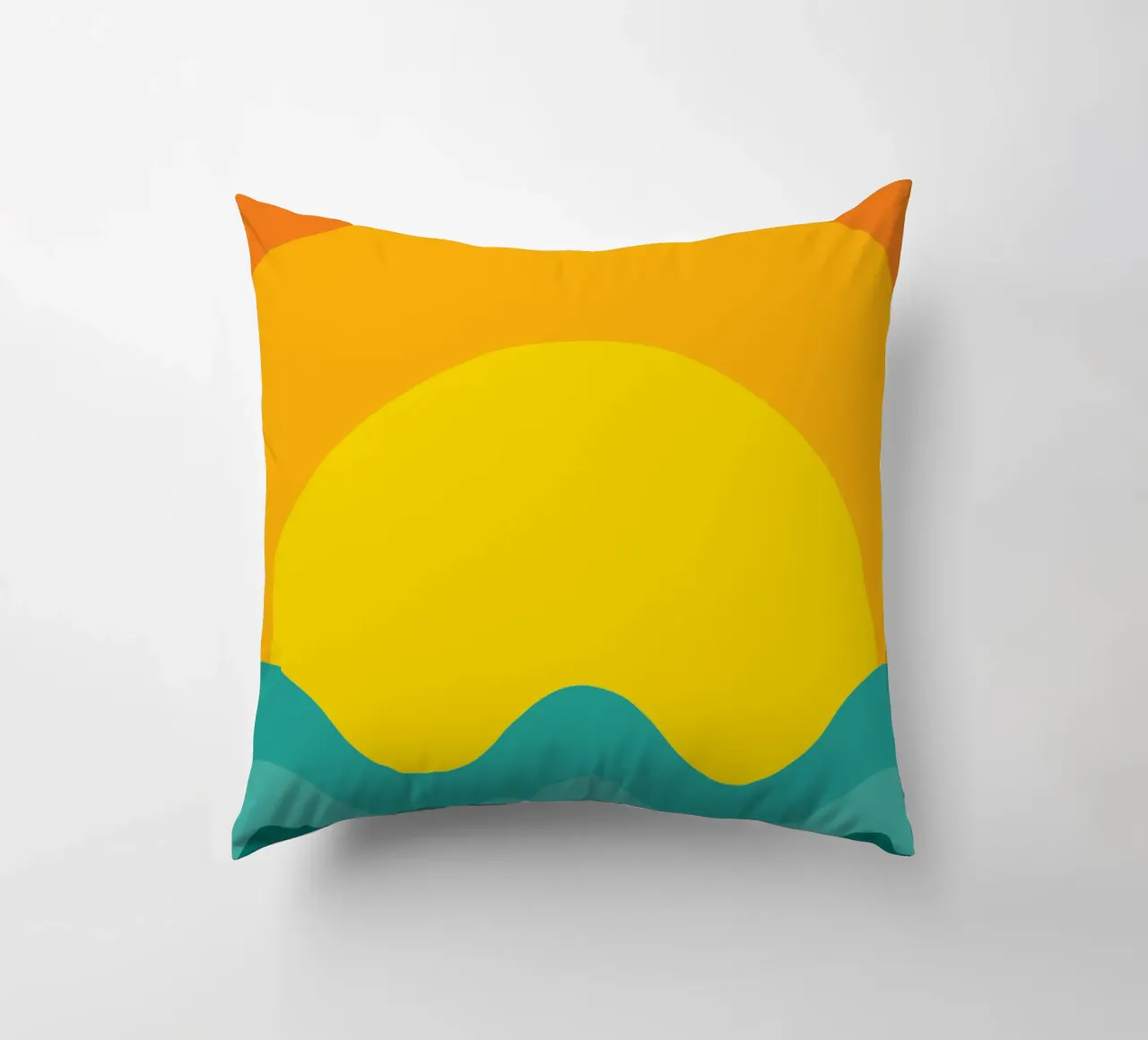 tramonto colore vettoriale cuscino da Plumpz