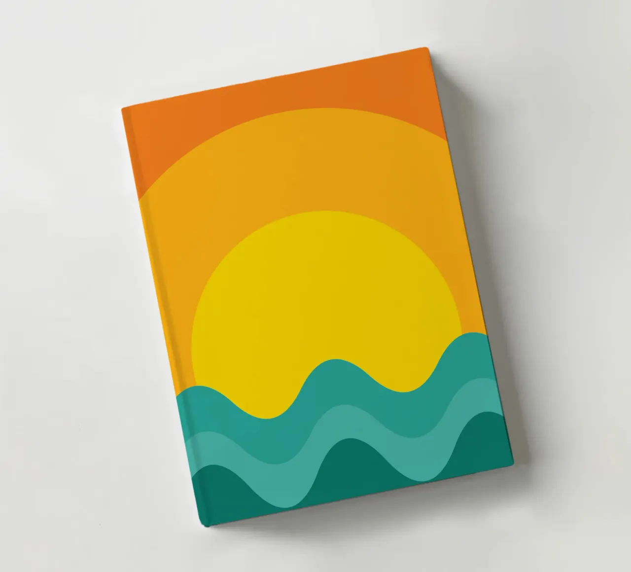 sunset color vector notebook by Plumpz