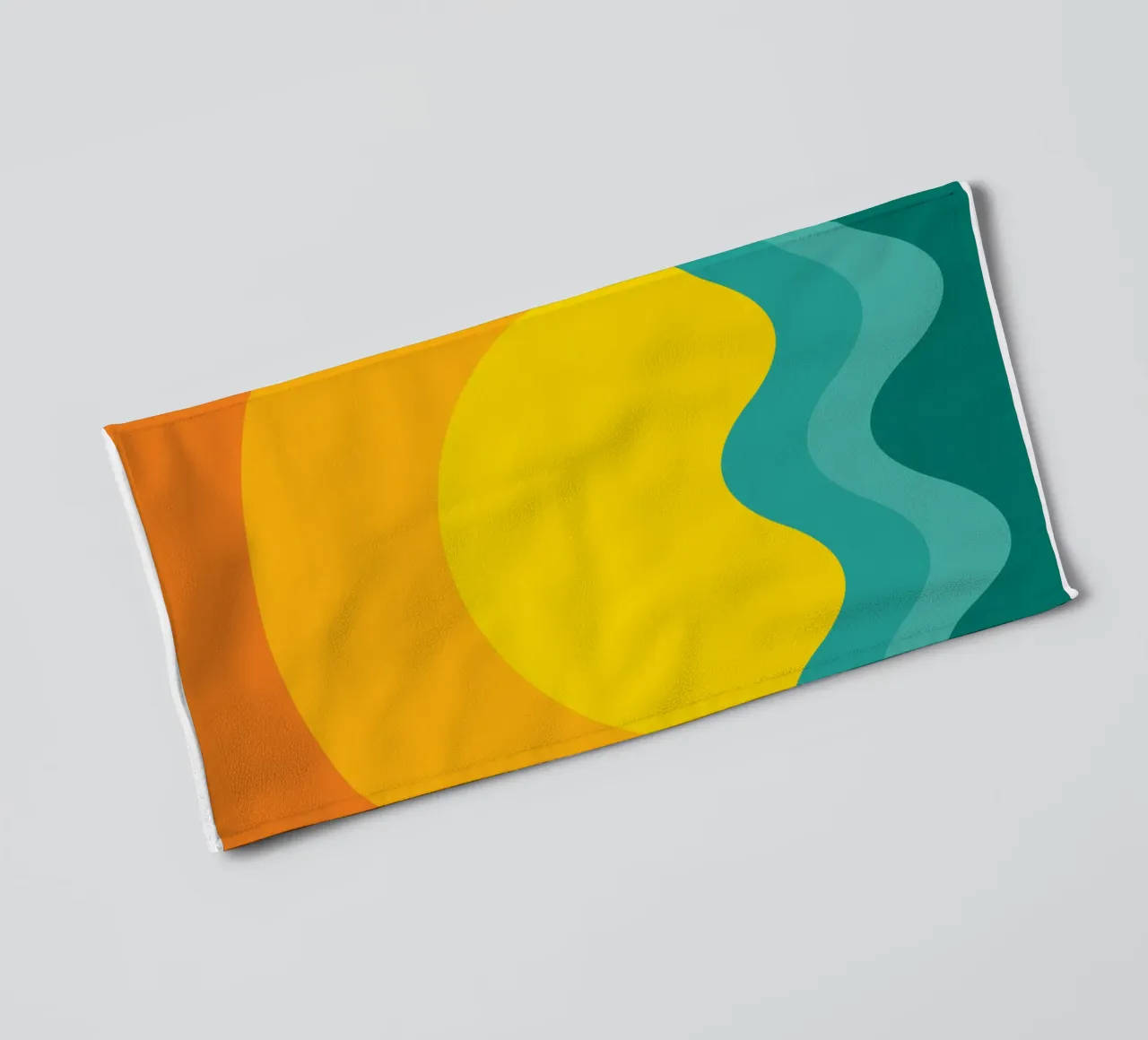 sunset color vector towel by Plumpz