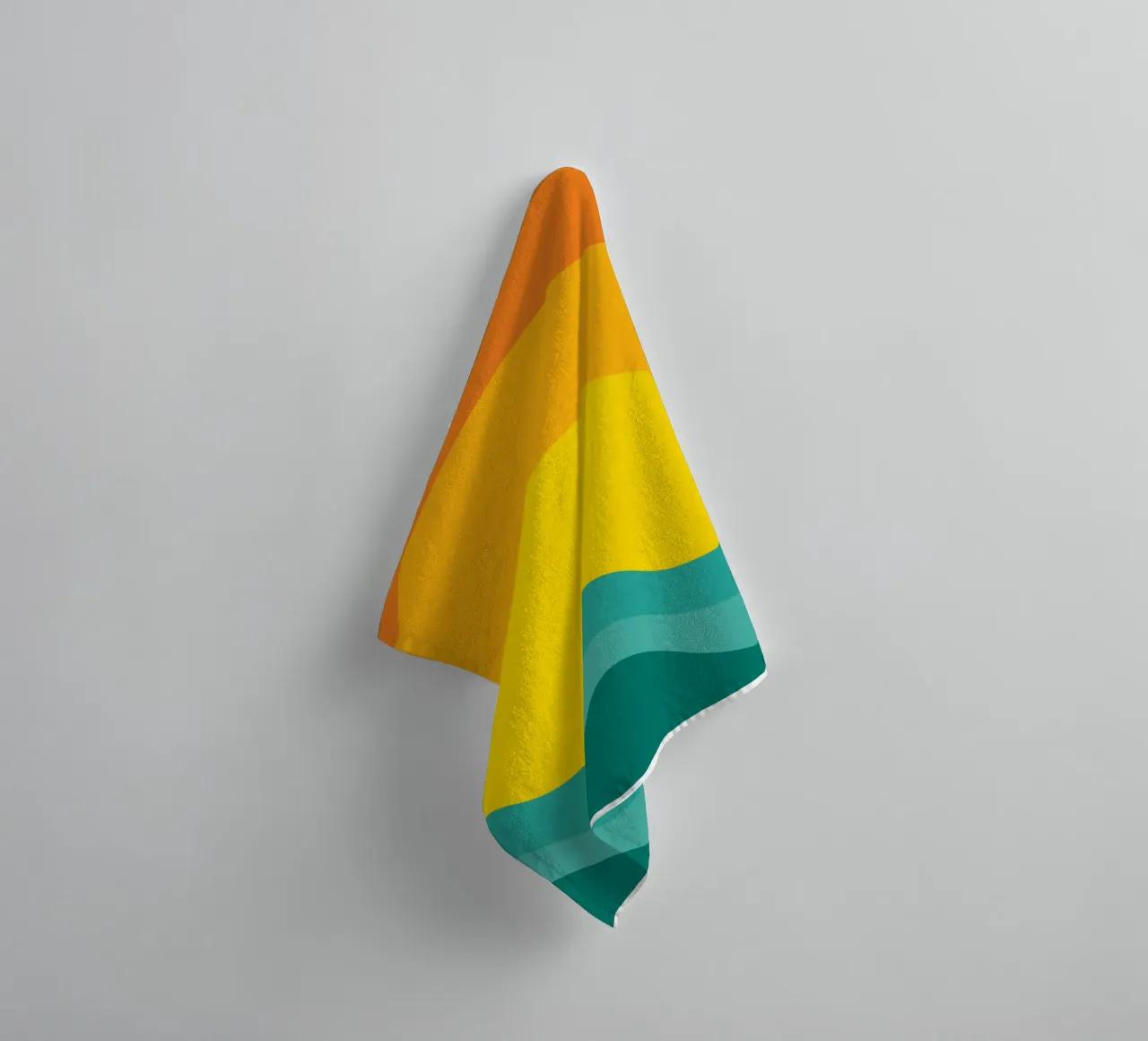 sunset color vector towel by Plumpz