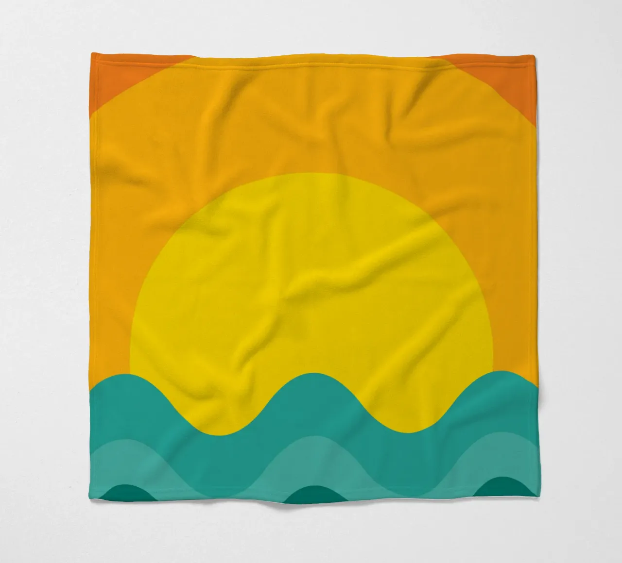 tramonto colore vettoriale coperta in pile da Plumpz