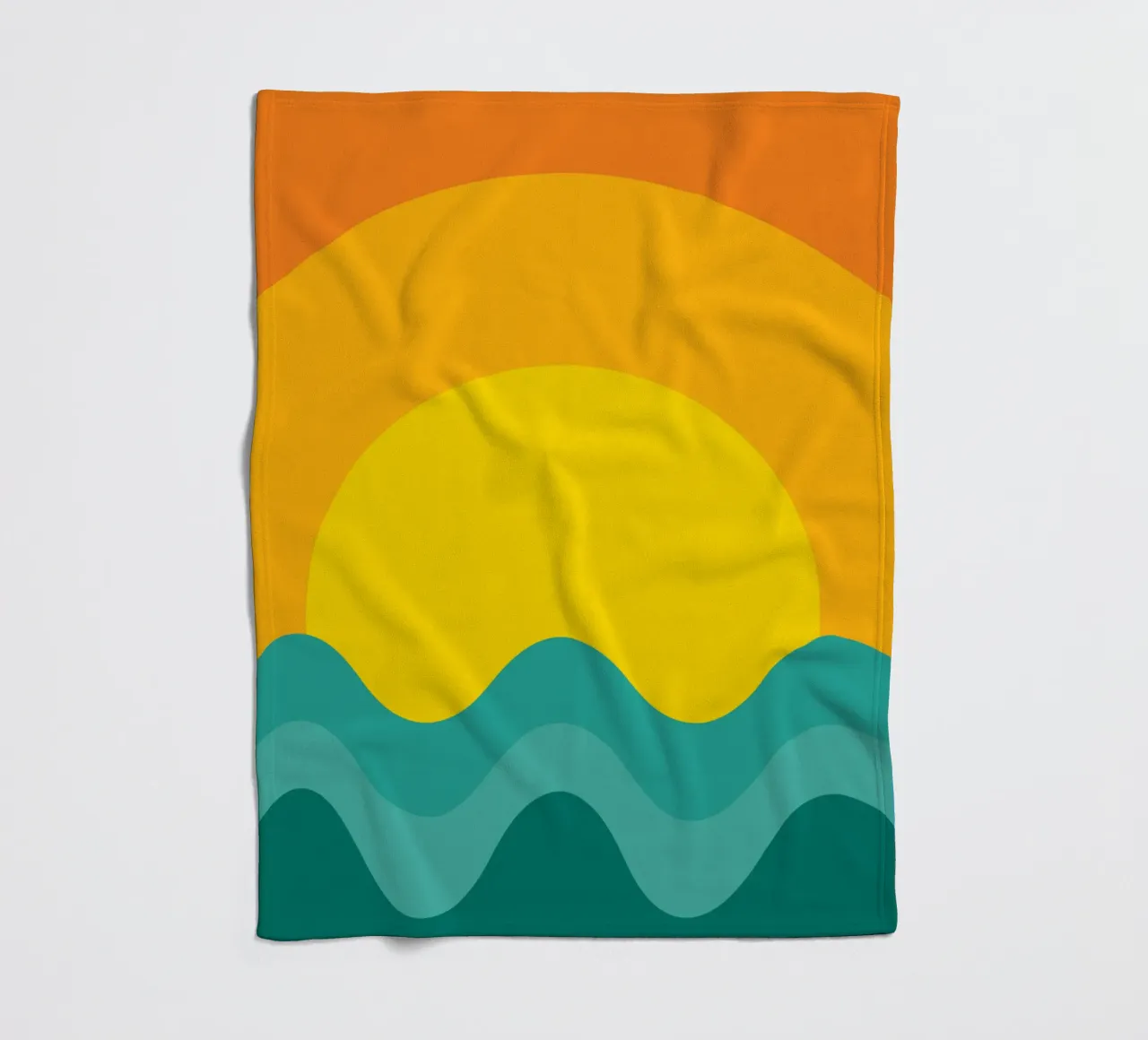 tramonto colore vettoriale coperta in pile da Plumpz