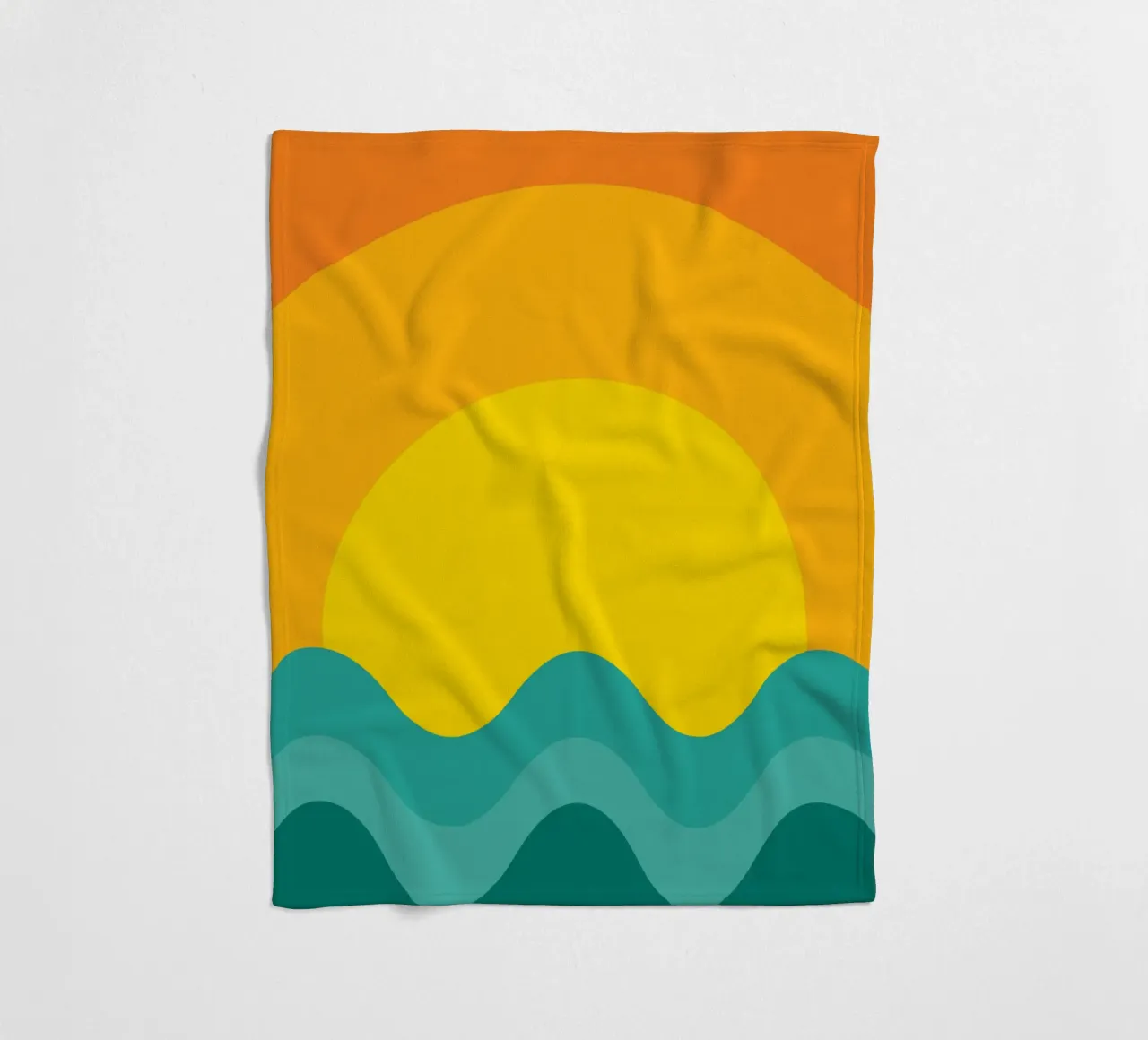 tramonto colore vettoriale coperta in pile da Plumpz