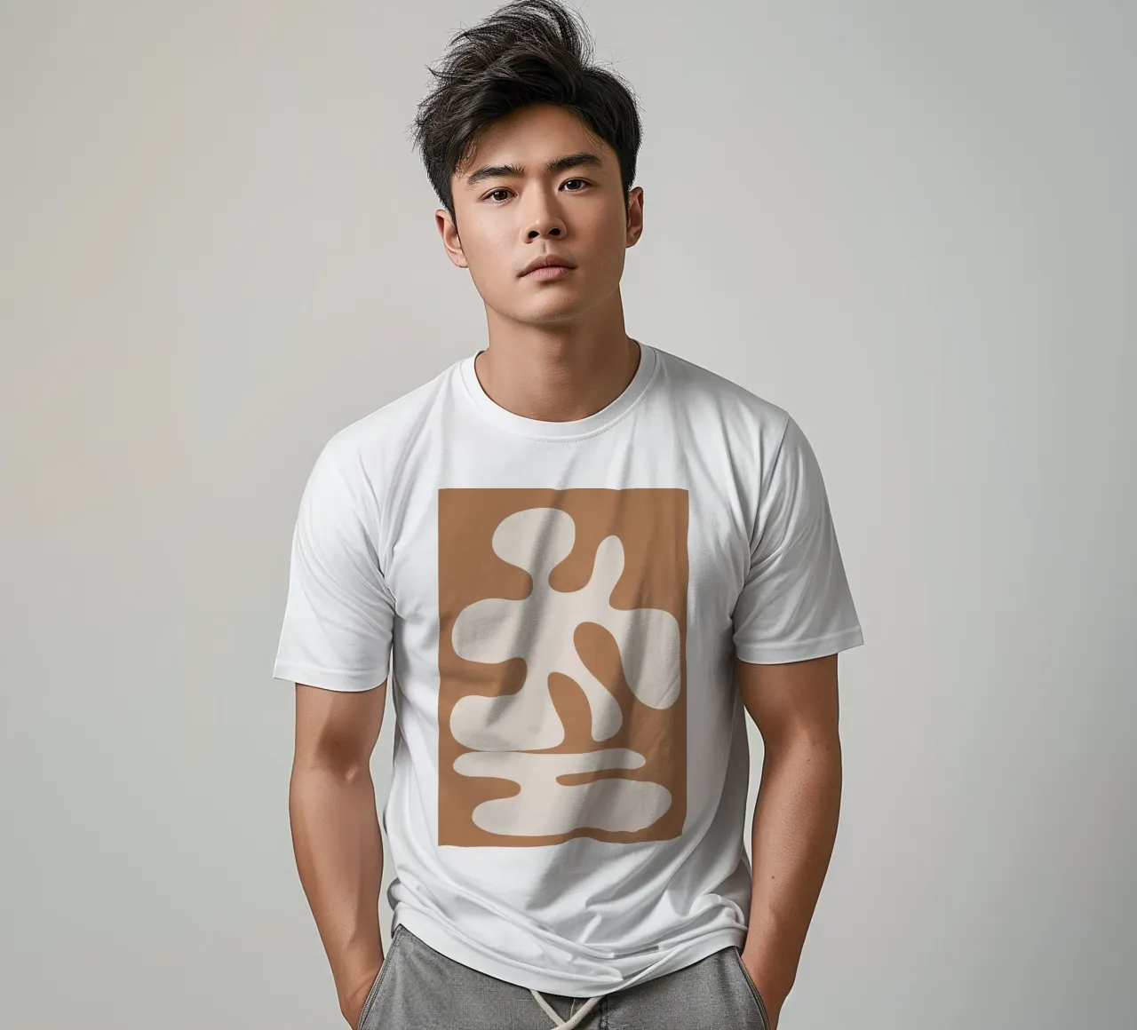 Modern Abstract Shapes 02 t-shirt da Nadjaa