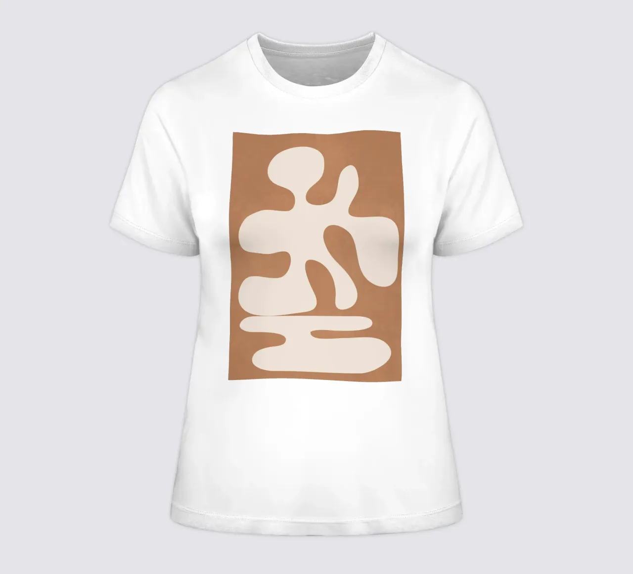 Modern Abstract Shapes 02 t-shirt da donna da Nadjaa