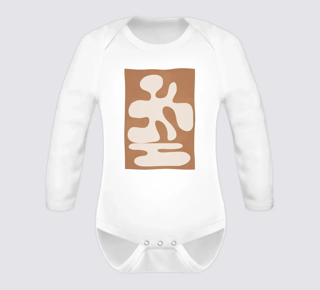 Modern Abstract Shapes 02 body neonato maniche lunghe da Nadjaa