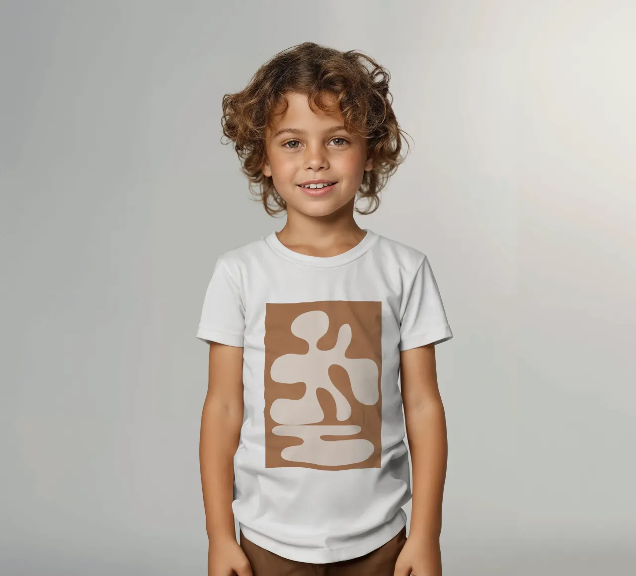 Modern Abstract Shapes 02 t-shirt bambini da Nadjaa