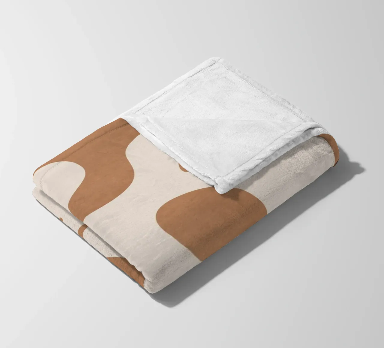 Modern Abstract Shapes 02 coperta in pile da Nadjaa