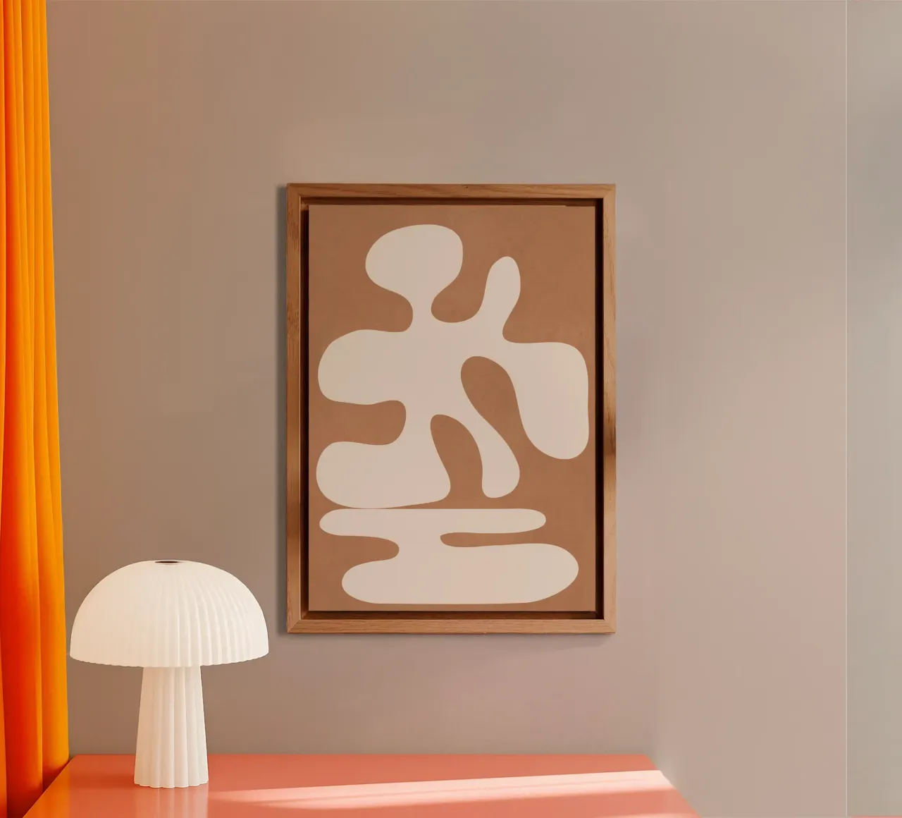 Modern Abstract Shapes 02 alluminio dibond da Nadjaa