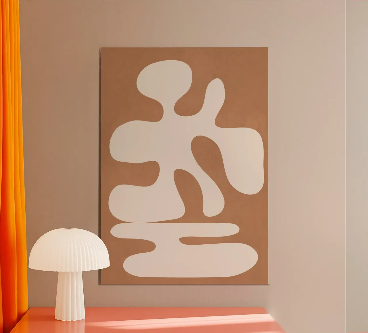 Modern Abstract Shapes 02 alluminio dibond da Nadjaa