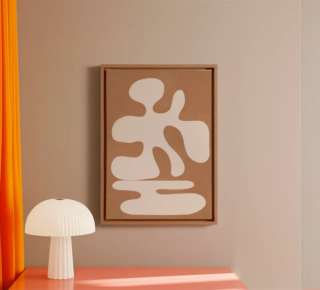 Modern Abstract Shapes 02 canvas by Nadjaa