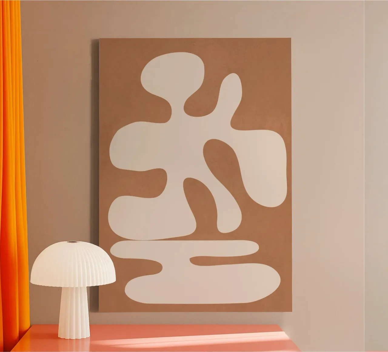 Modern Abstract Shapes 02 canvas by Nadjaa
