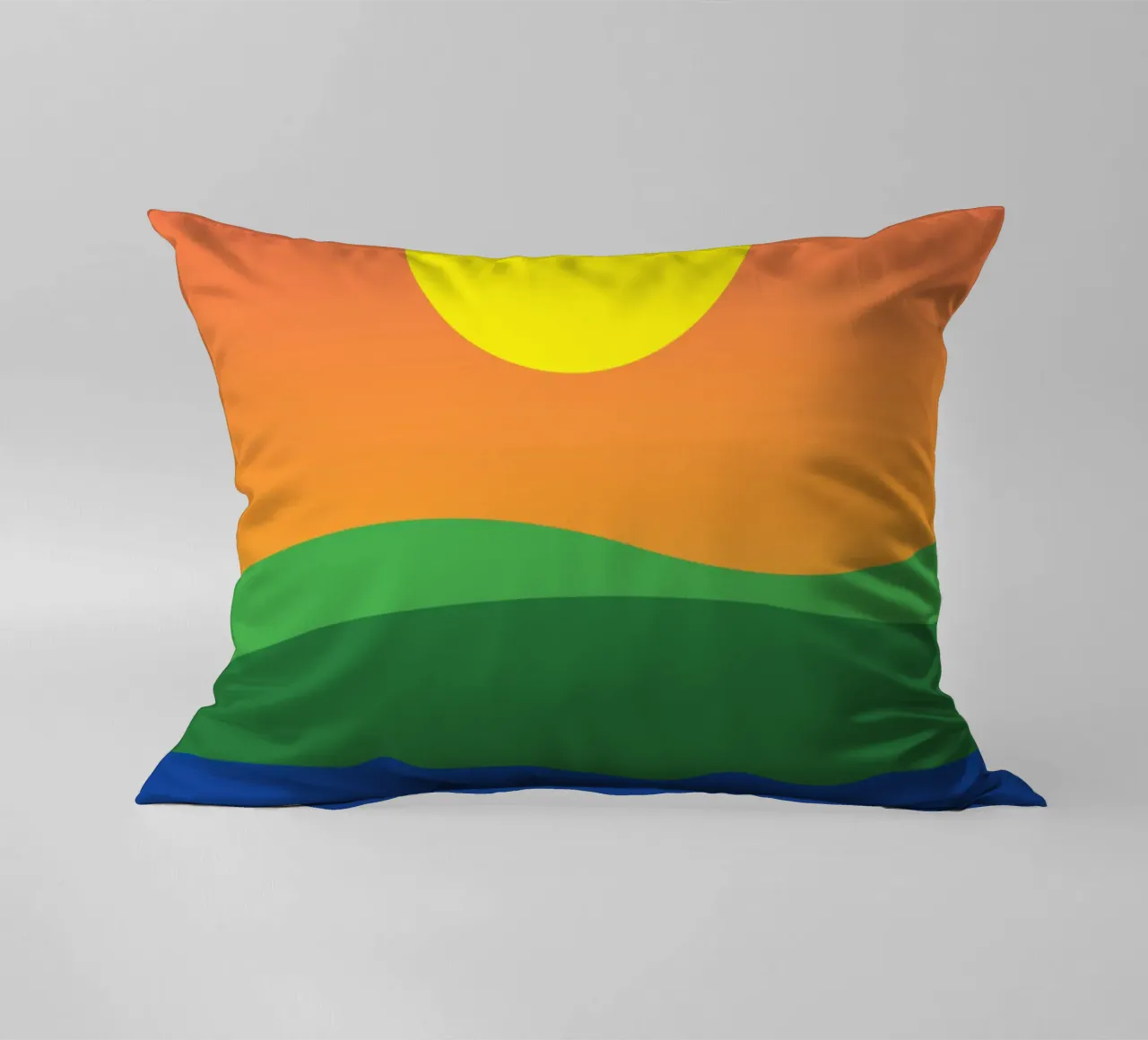tramonto colore vettoriale cuscino da Plumpz