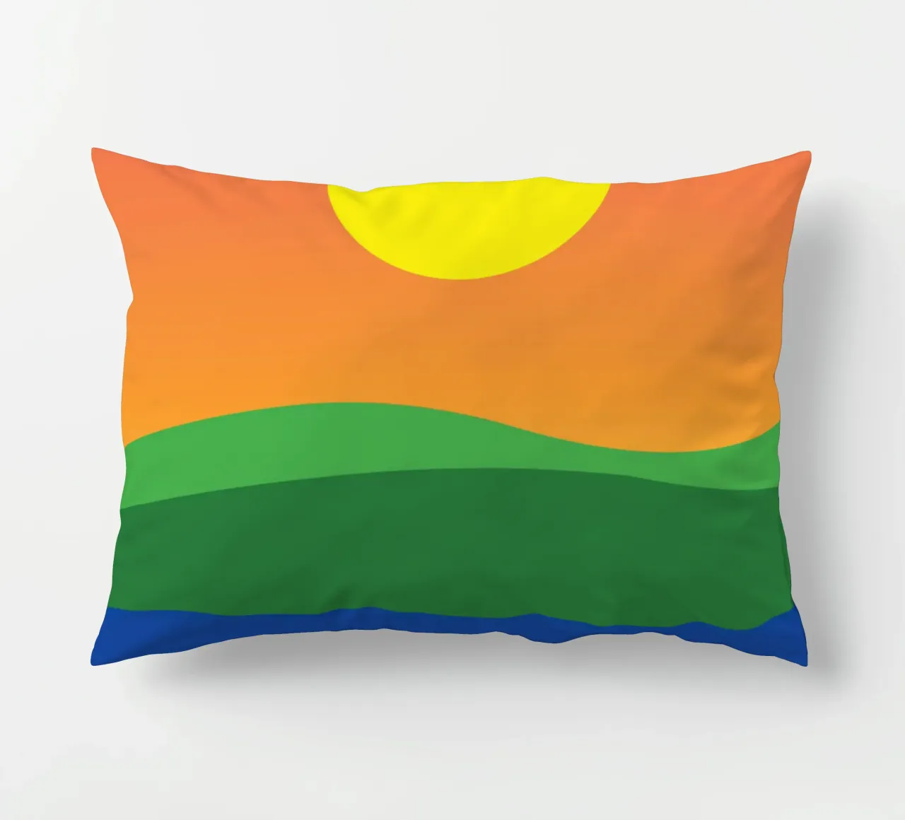 tramonto colore vettoriale cuscino da Plumpz