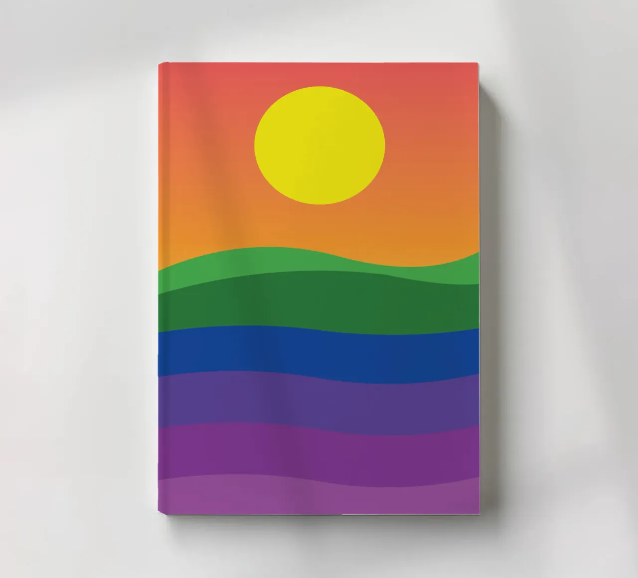 sunset vector color notebook by Plumpz