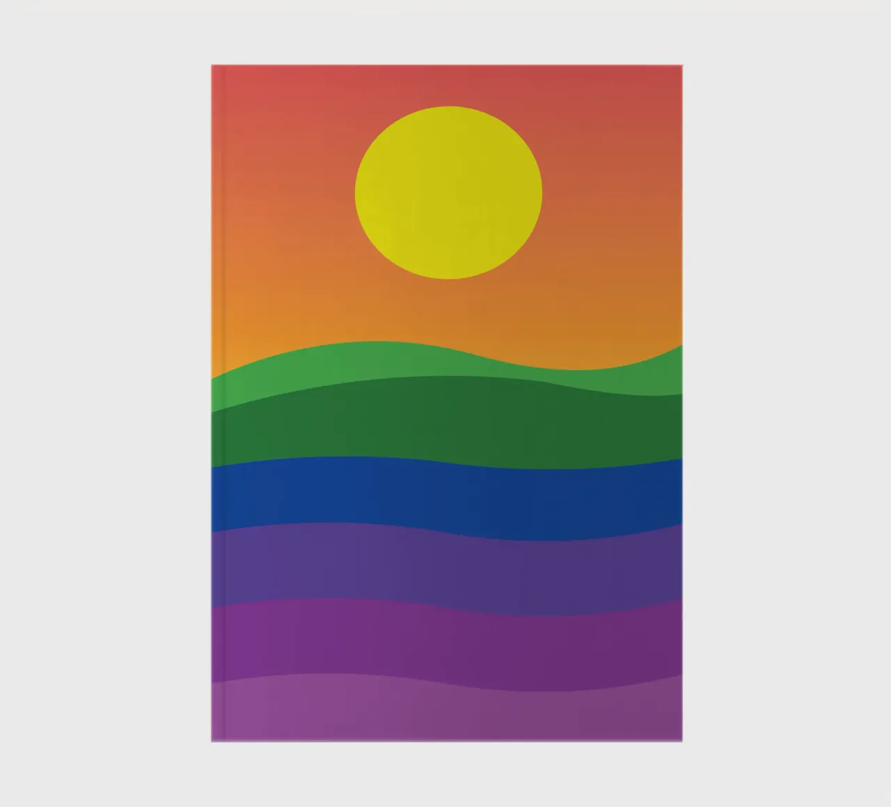 sunset vector color notebook by Plumpz