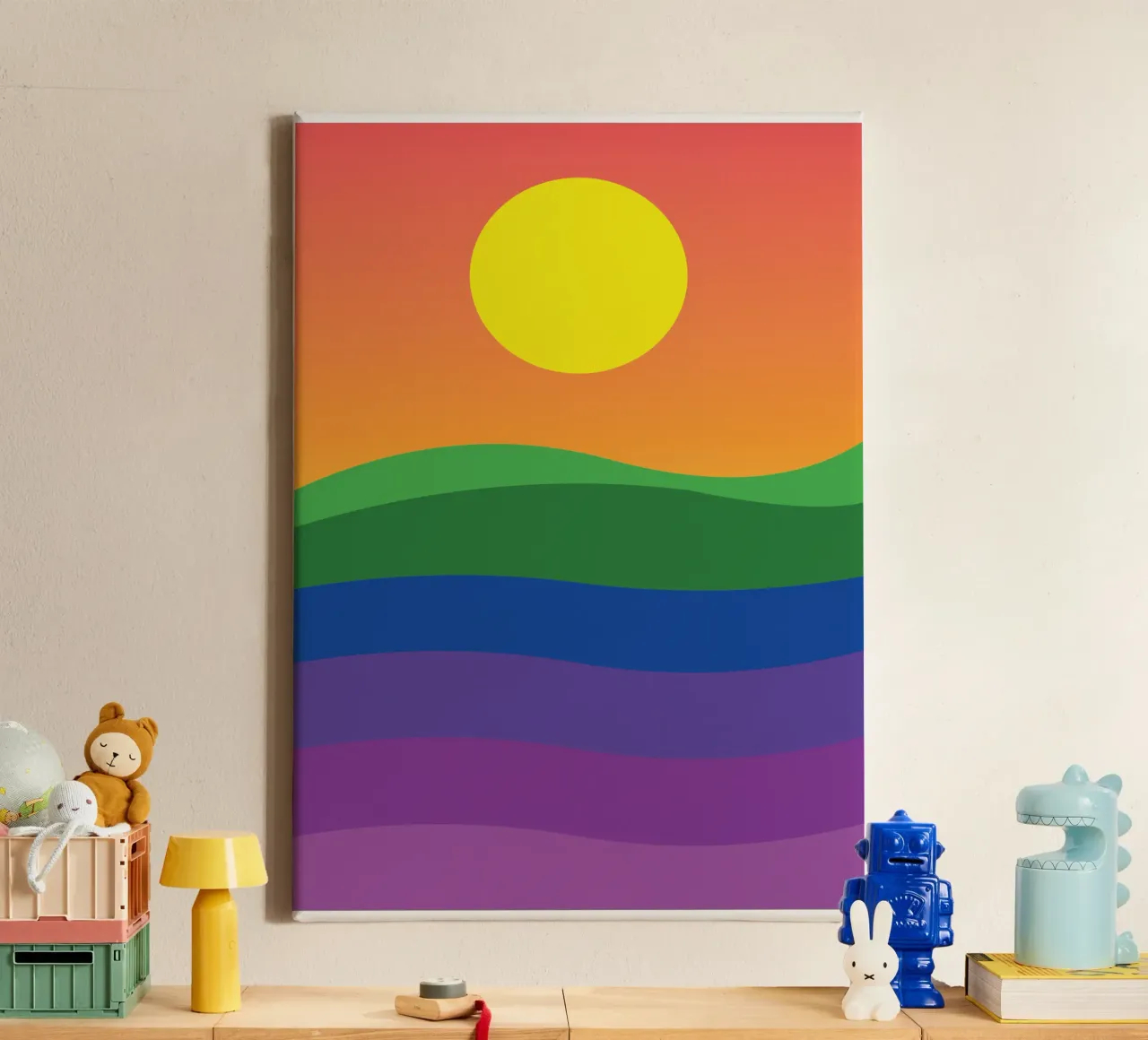 sunset vector color canvas by Plumpz
