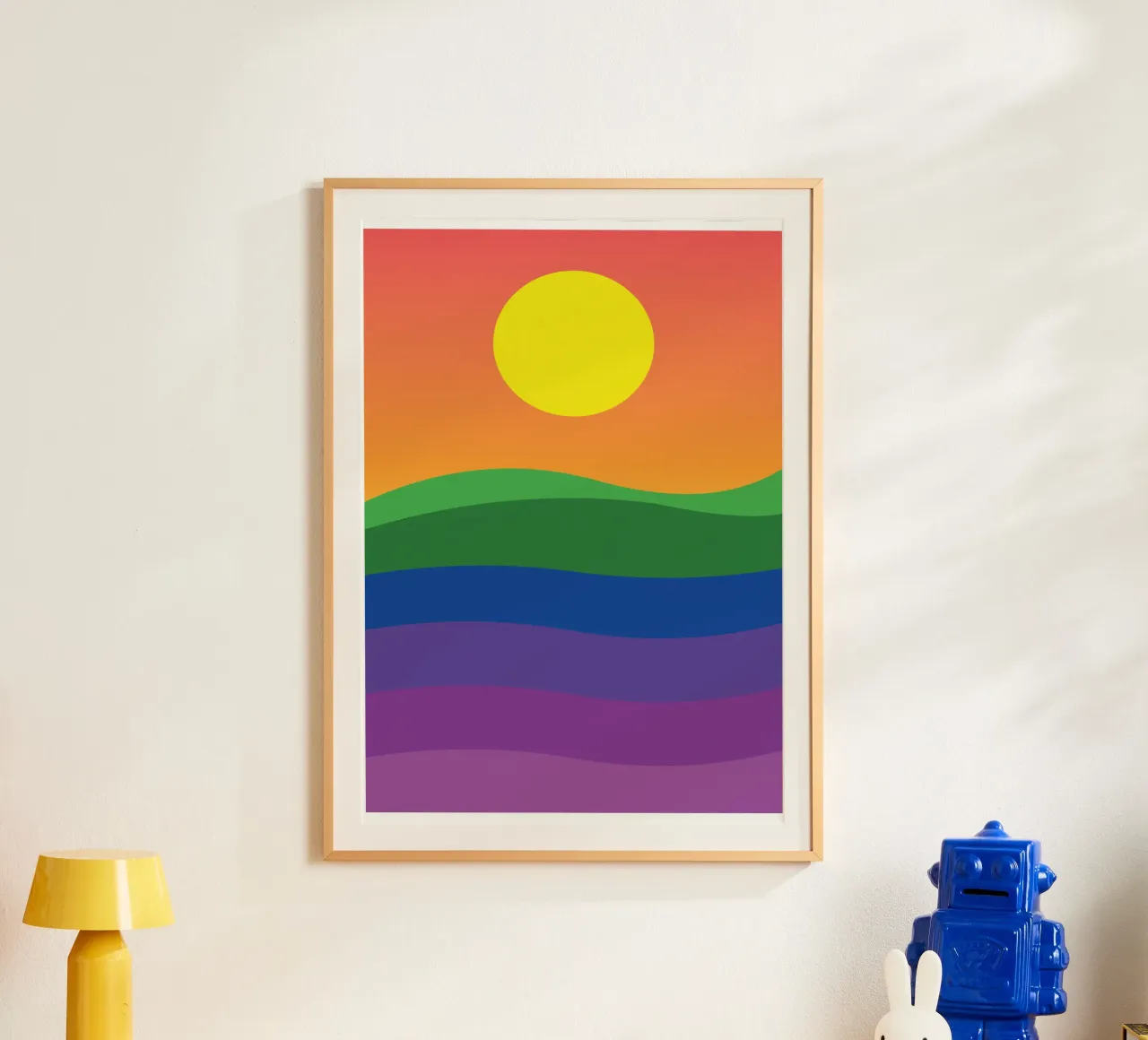 tramonto colore vettoriale poster da Plumpz