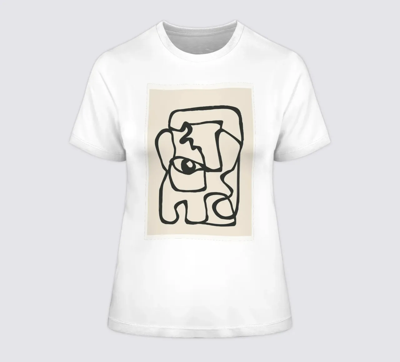 Minimal Abstract Art 1 t-shirt da donna da Nadjaa