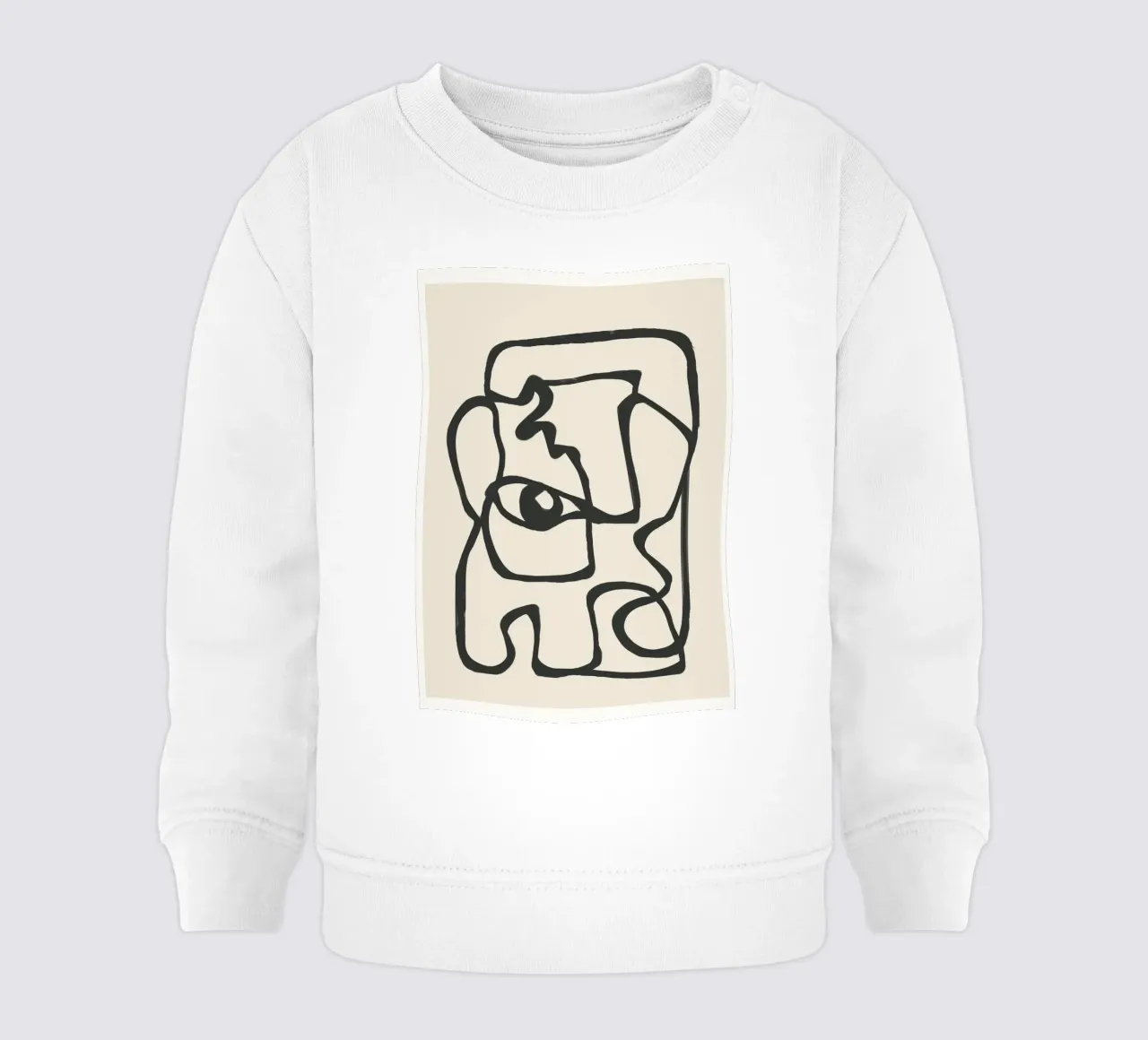 Minimal Abstract Art 1 sudadera de bebé de Nadjaa