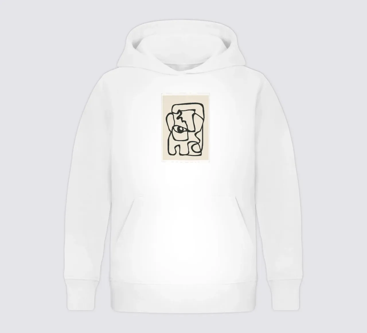 Minimal Abstract Art 1 sudadera con capucha para niño de Nadjaa