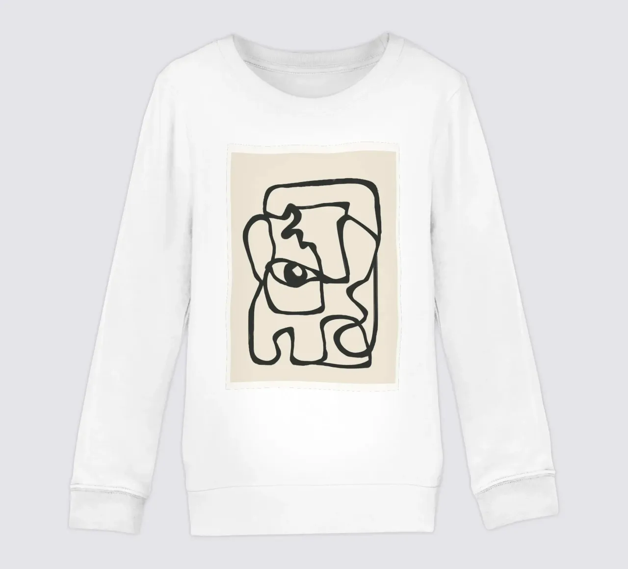 Minimal Abstract Art 1 sudadera para niño de Nadjaa