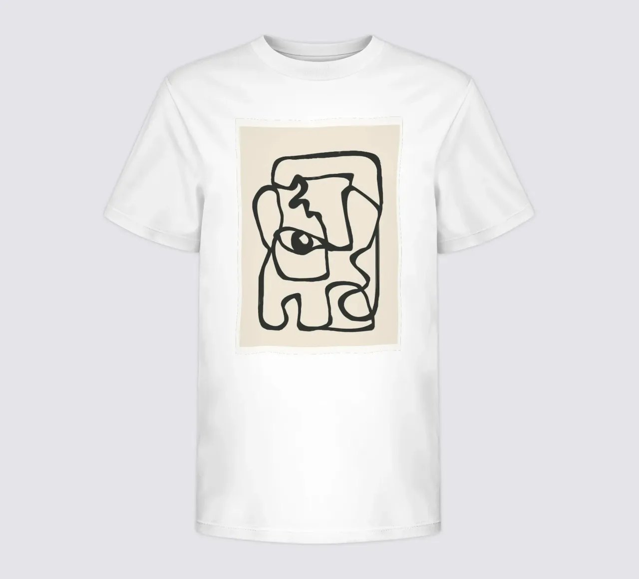 Minimal Abstract Art 1 t-shirt bambini da Nadjaa