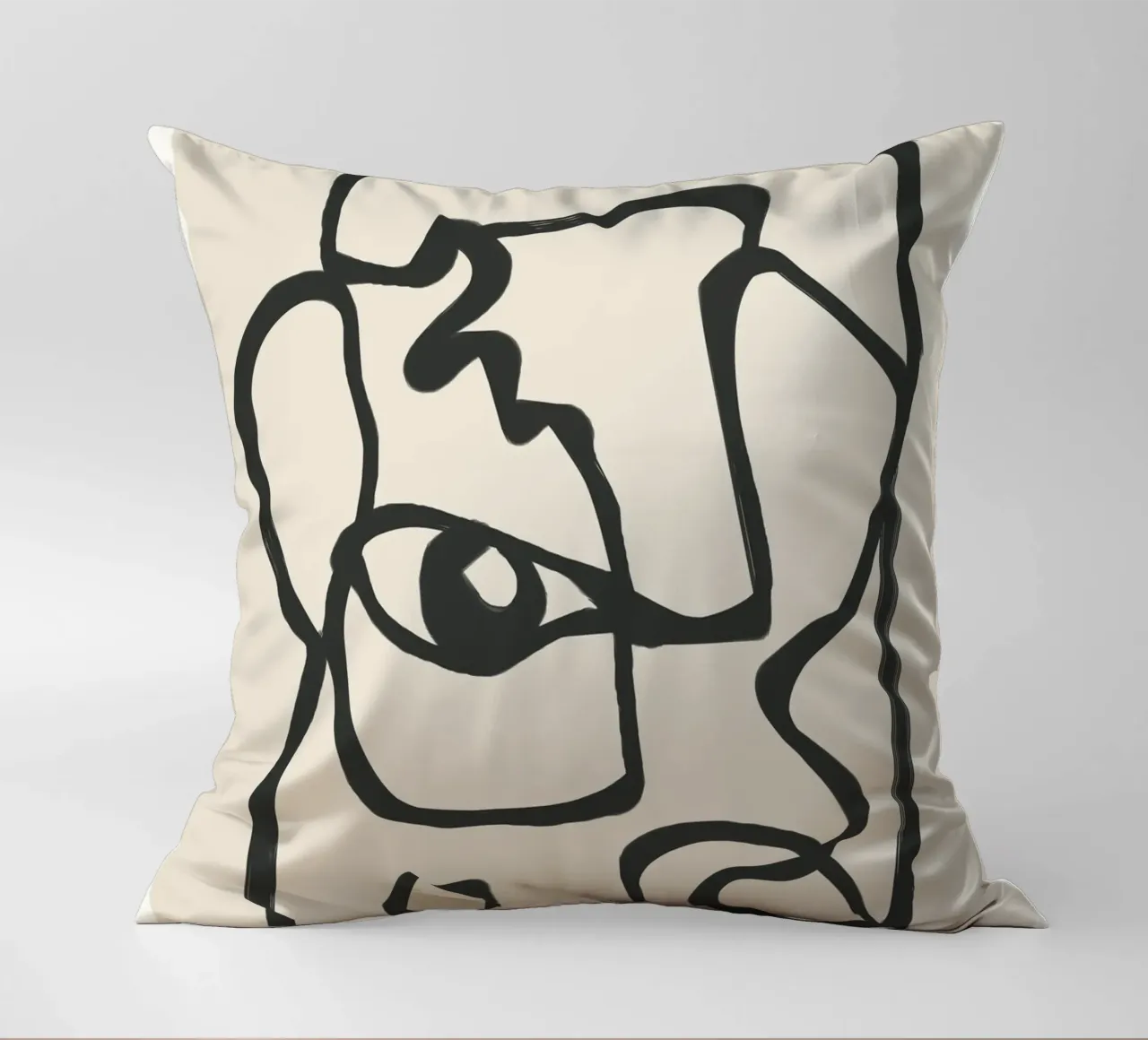 Minimal Abstract Art 1 cuscino da Nadjaa