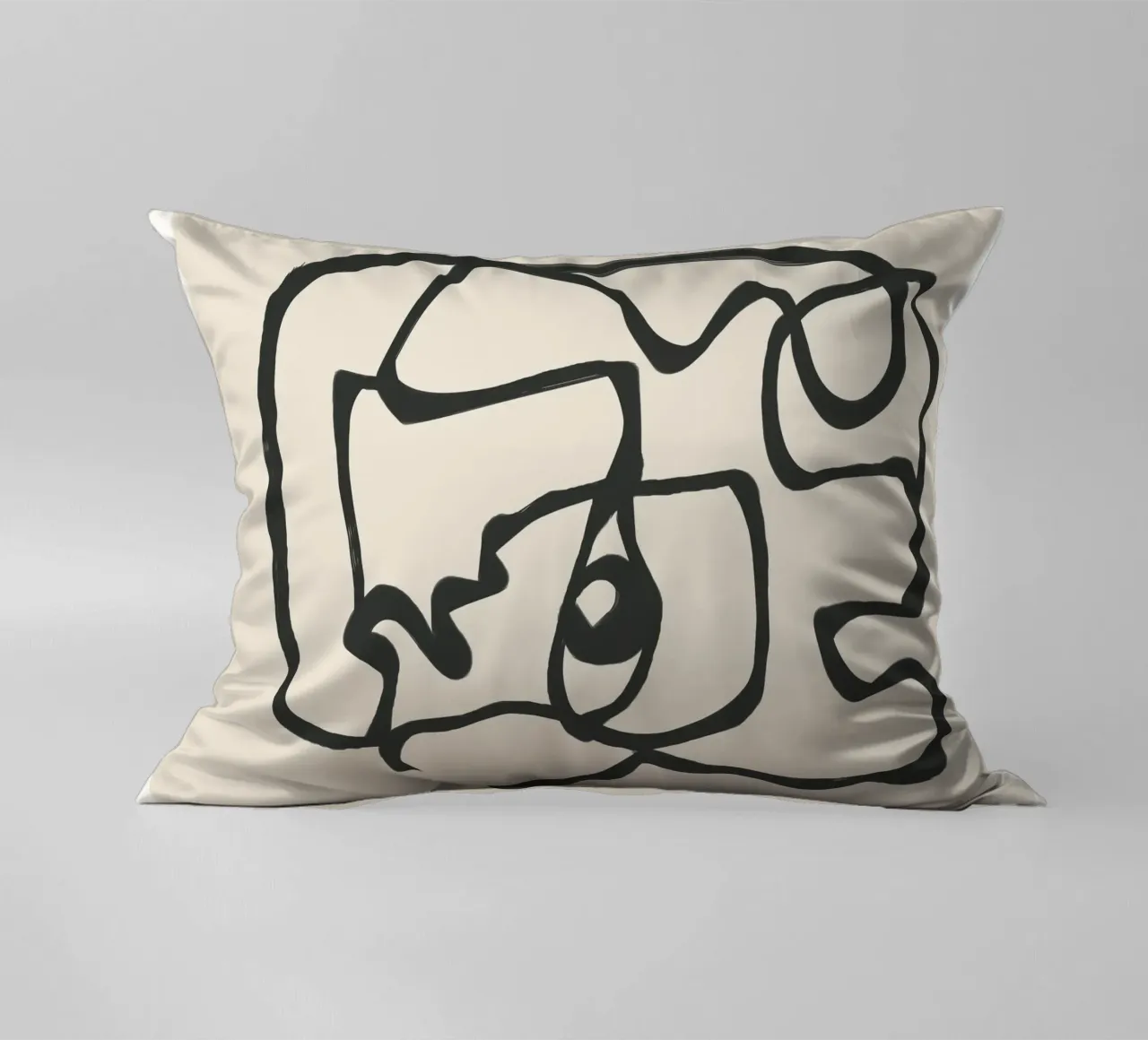 Minimal Abstract Art 1 cuscino da Nadjaa