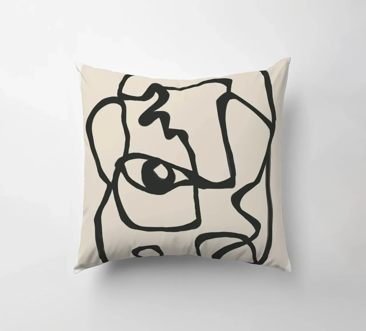 Minimal Abstract Art 1 cuscino da Nadjaa