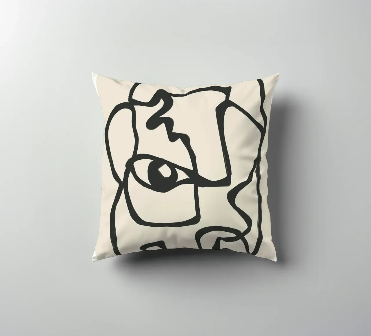 Minimal Abstract Art 1 cuscino da Nadjaa