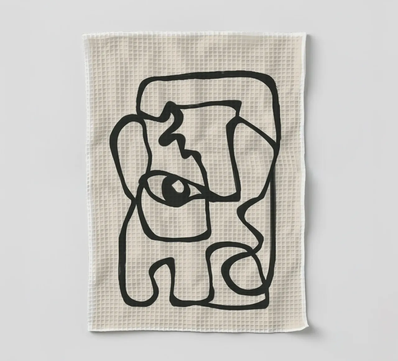 Minimal Abstract Art 1 torchon de Nadjaa