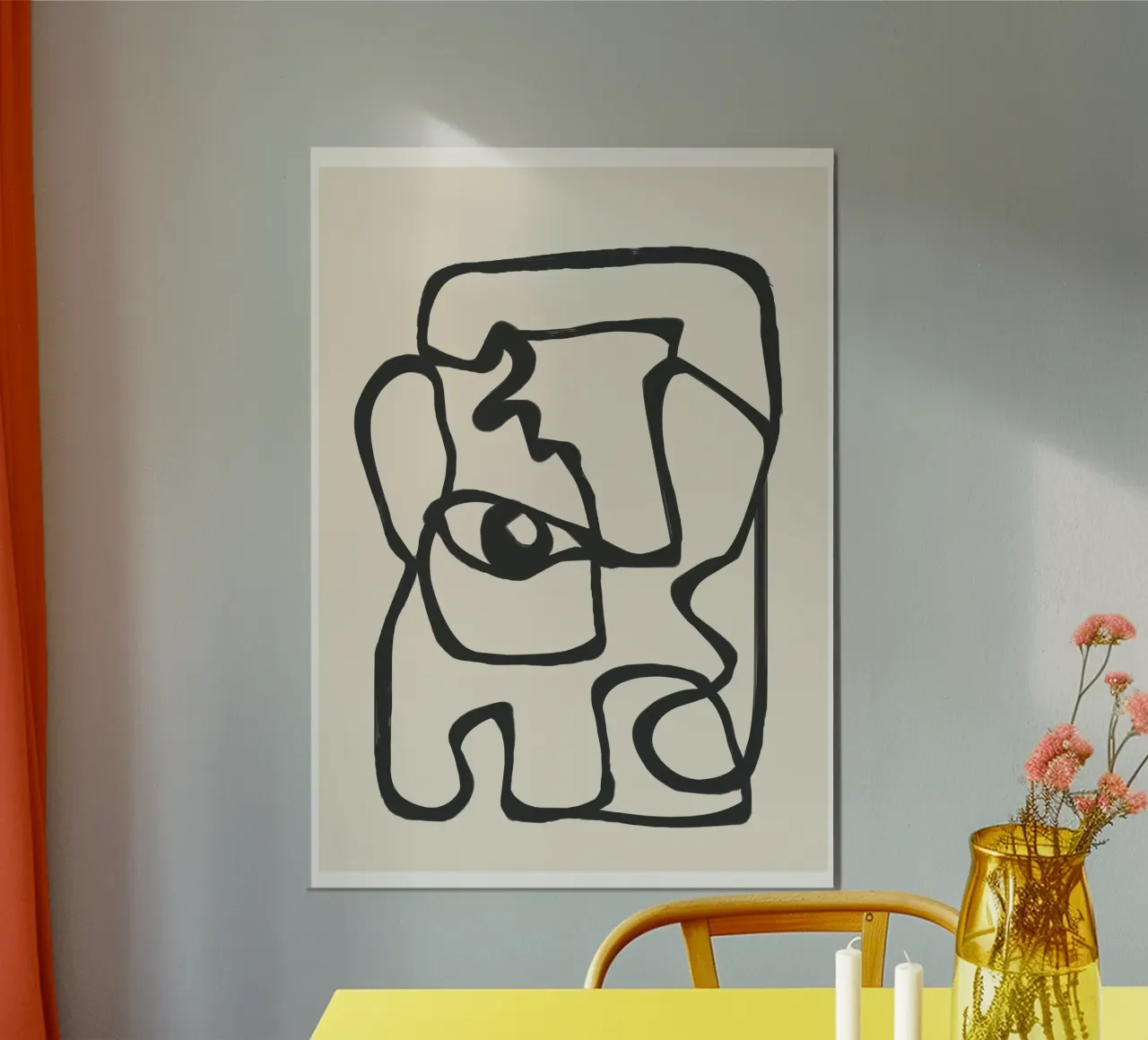 Minimal Abstract Art 1 alluminio dibond da Nadjaa