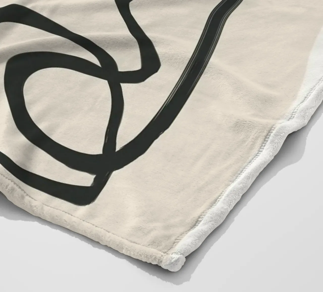 Minimal Abstract Art 1 Fleecedecke von Nadjaa